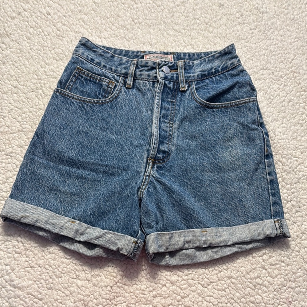 Guess Vintage Classic Blue Denim Women's Shorts